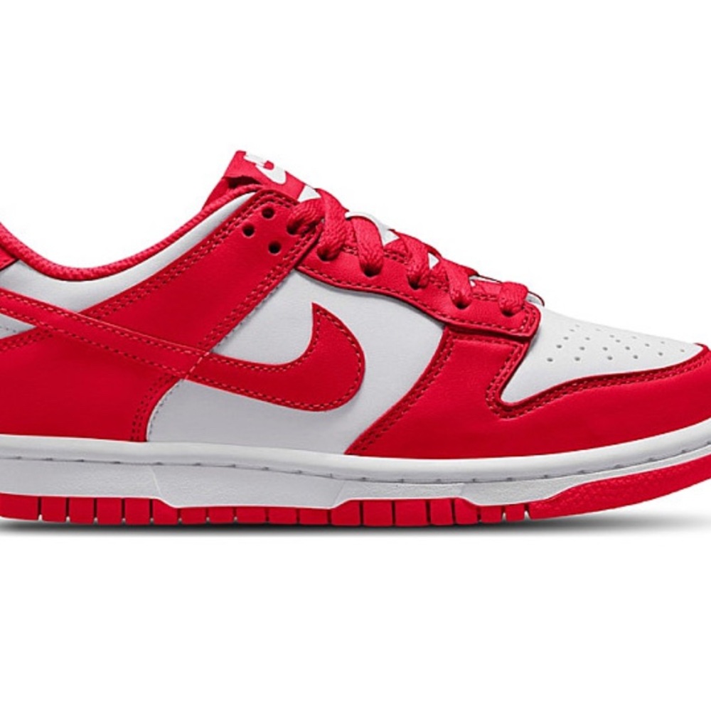 Nike Dunks Kids Sneakers in Red and White